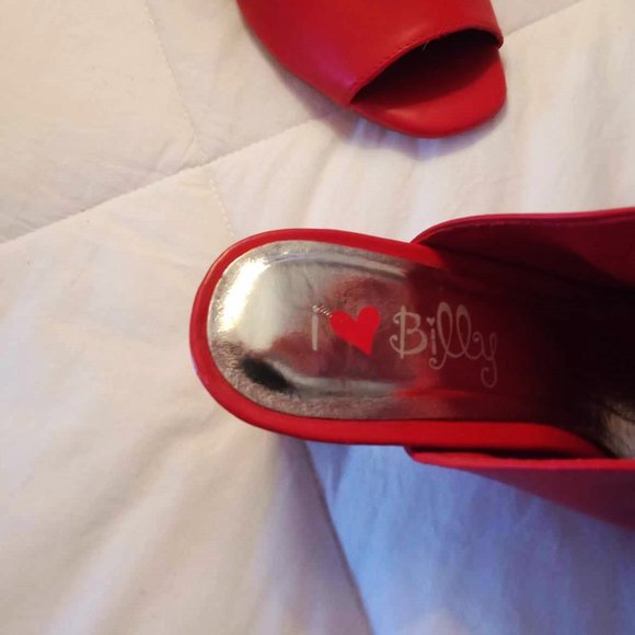 Party Shoes! Sassy red shoes with rainbow heel. I love Billy size 39 - Picture 5 of 8